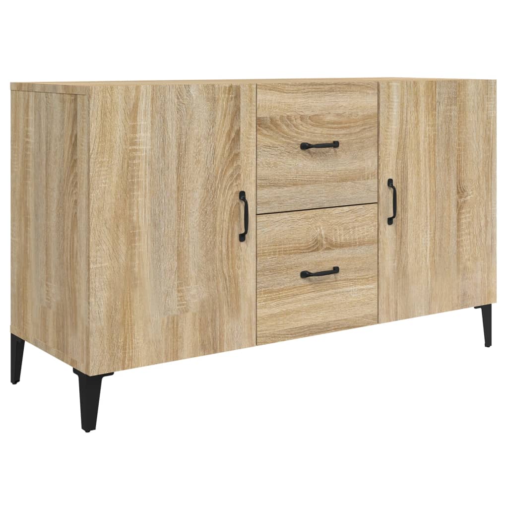 Aparador De Madera De Ingeniería Roble Sonoma 100x36x60 Cm / Vetonek_3