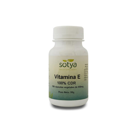 Vitamina E 100% Cdr Sotya 100 Cápsulas