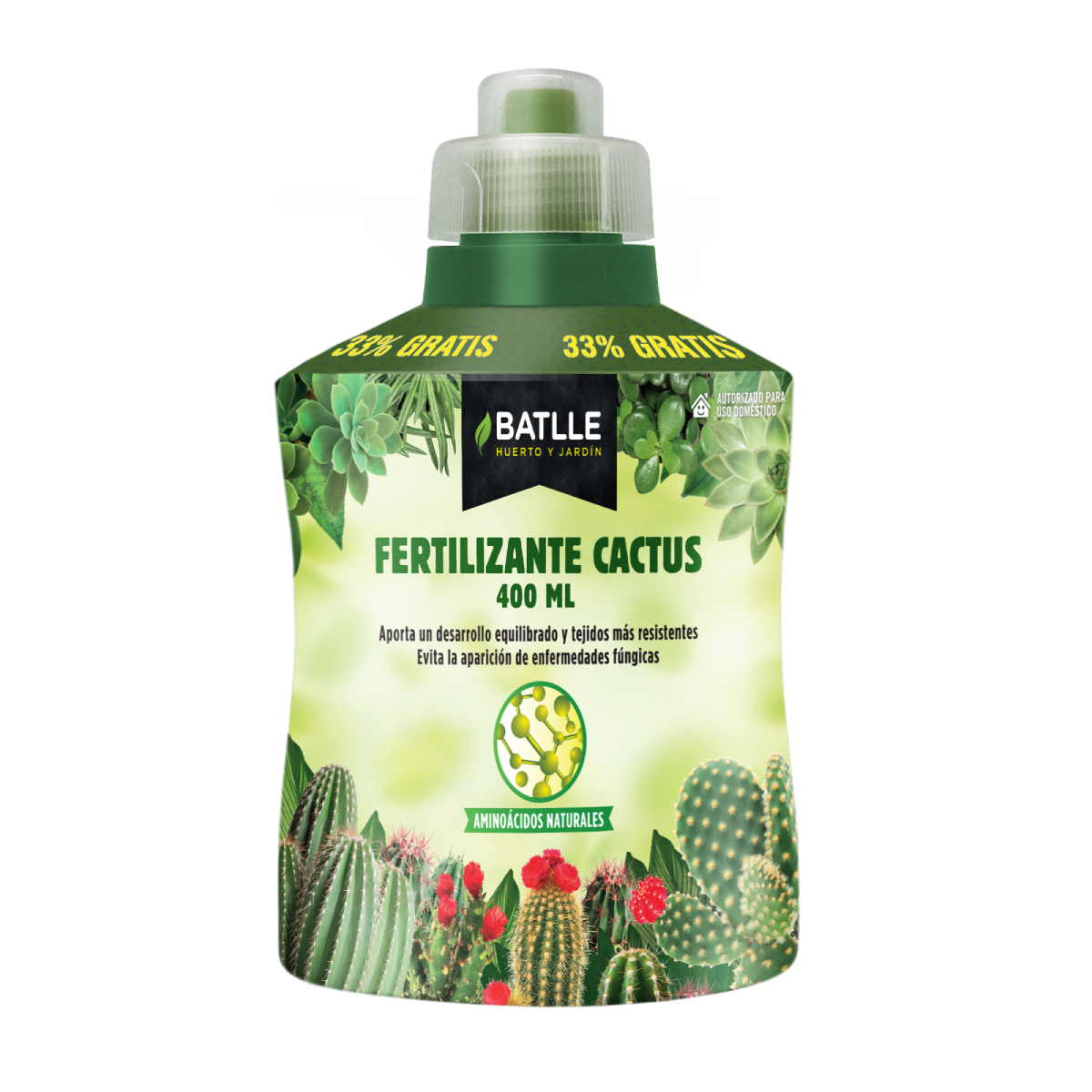 Fertilizante para cactos Batlle, 400 mL