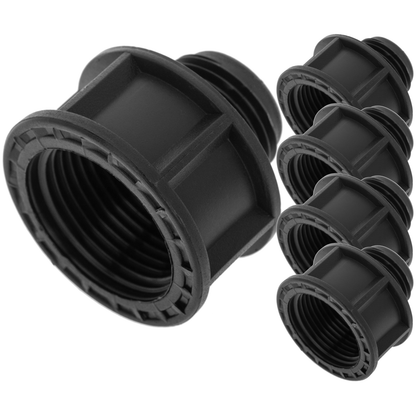 Pack De 5 Unidades Reducción Hembra-macho De Polipropileno 3/4“ X 1/2“ Para Sistema De Riego_0