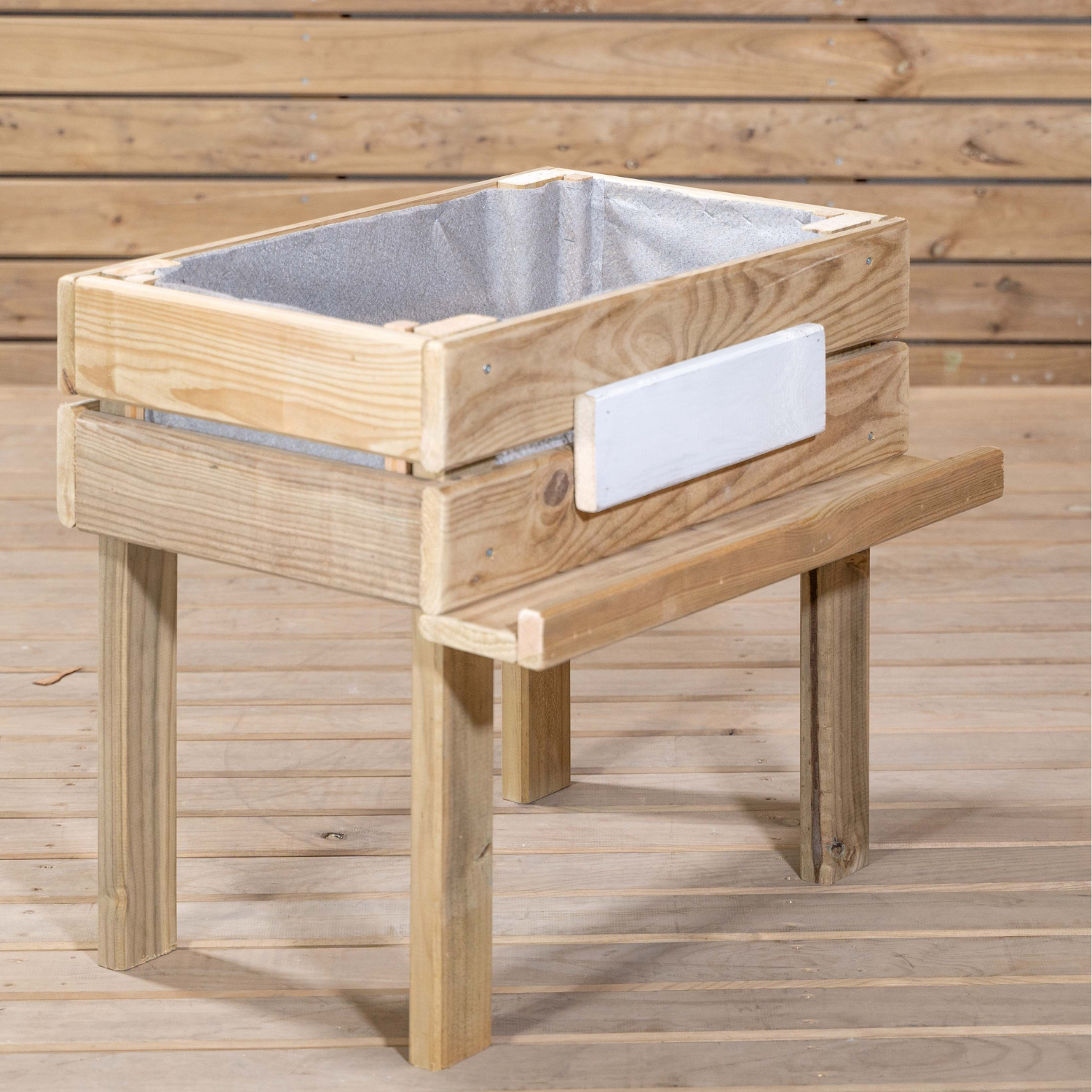 Mesa De Cultivo  Kumi Profunda 20cm Vidahuerto  Infantil 60x40x55 Cm.
