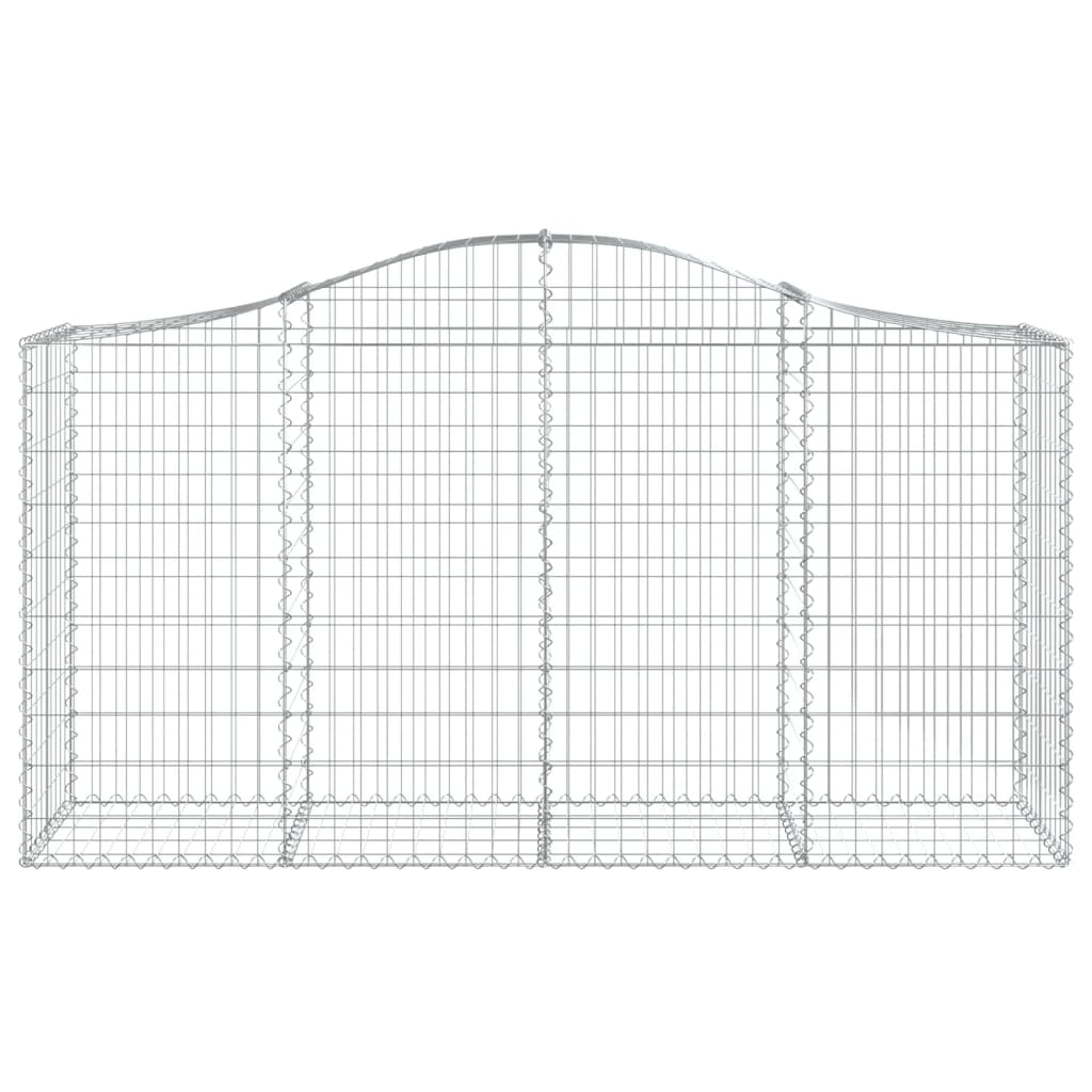 Cestas De Gaviones 20 Uds Forma De Arco Hierro 200x50x100/120cm_3