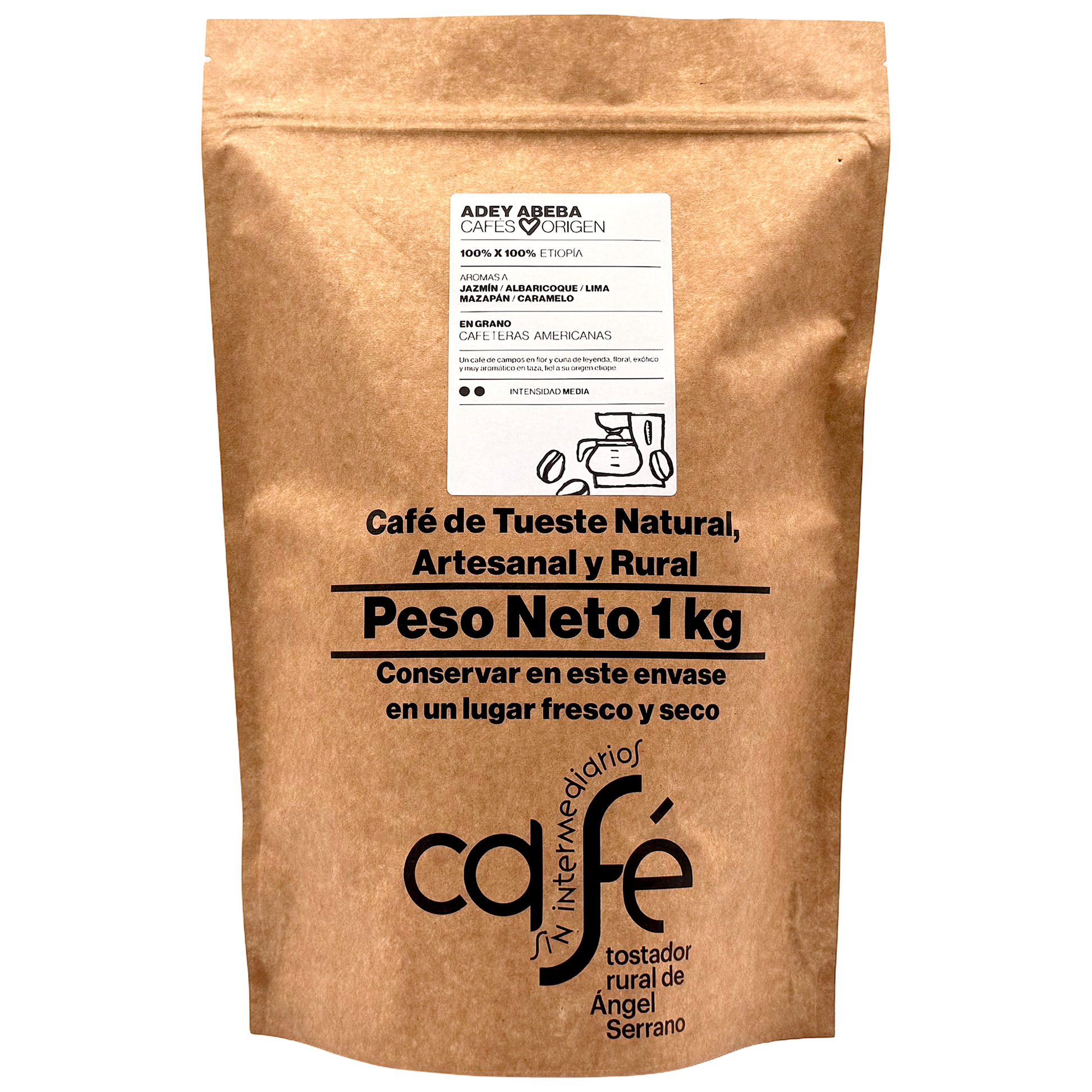 Cafe Sin Intermediarios Café Etiopía Adey En Grano Para Americana 1 Kg_0