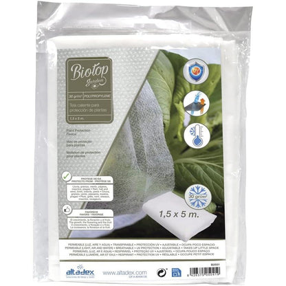 Tecido de proteção contra congelação Biotop 1,5 x 5 m