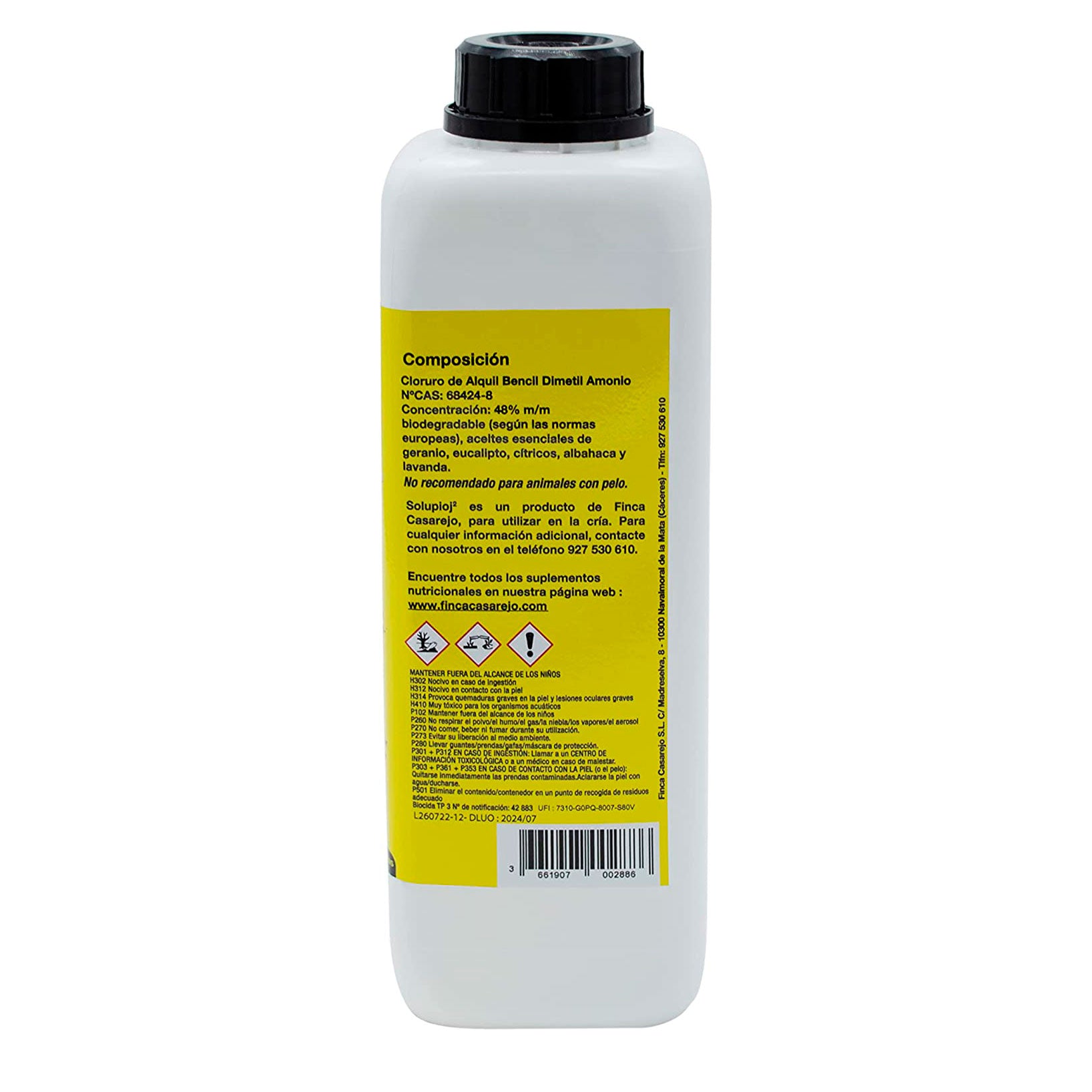 Solupioj (500 Ml) - Producto Biodegradable - Previene Los Parásitos Externos Como Piojillo, Ácaro Rojo, Garrapatas_3