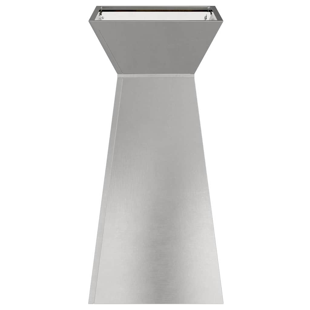 Maceta Pilar 2 Uds. Plateado 35 X 35 X 73 Cm Acero Inoxidable_5