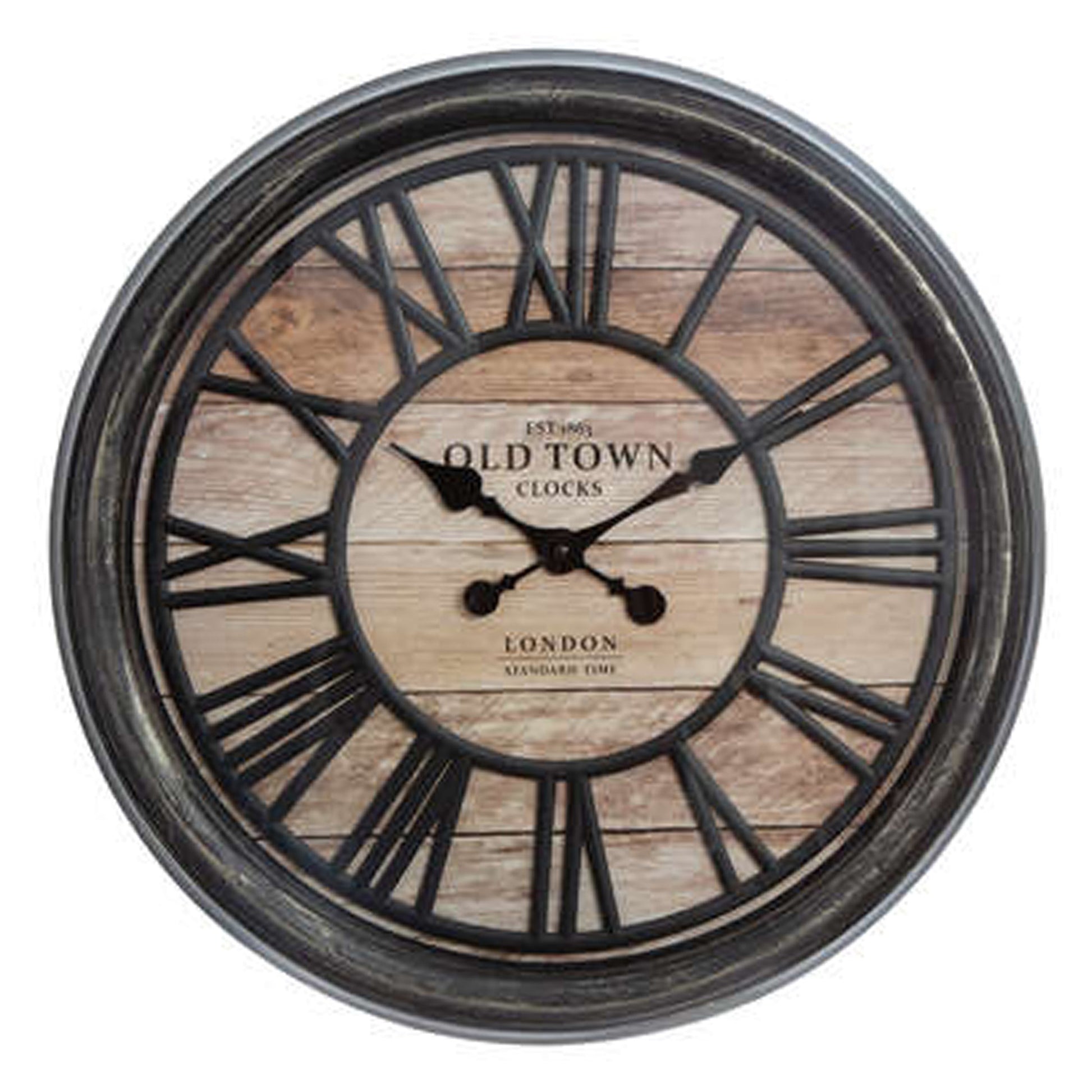 Wellhome Reloj Decorativo Relieve Plástico Ø49x5cm_0