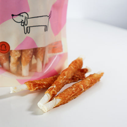 Snack Para Perro En Stick Vacuno Con Pollo Desecado Wuapu 500gr_1