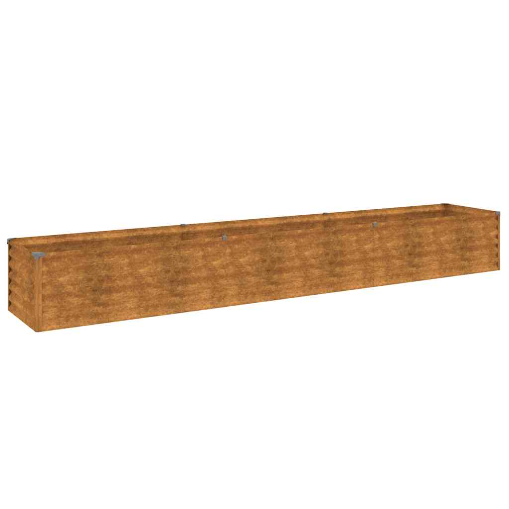 Jardinera Elevada 291x50x36 Cm De Acero Corten_0