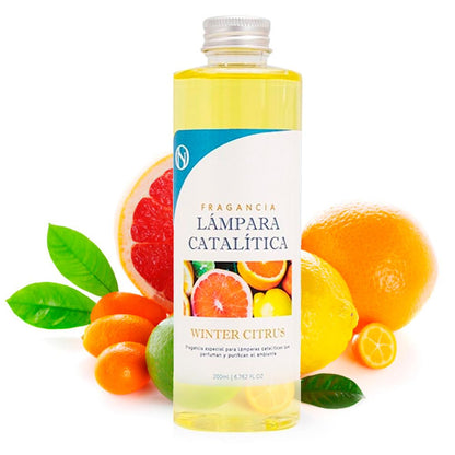 Fragancia Para Lámpara Catalítica Aroma Winter Citrus (200ml) - Elimina Malos Olores, Perfuma Y Limpia El Ambiente_0
