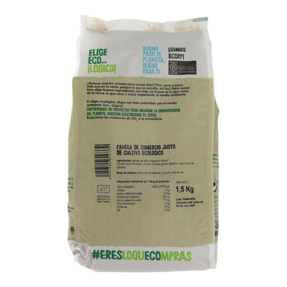 Panela Biológica de Comércio Justo, 1,5 kg Ecocesta