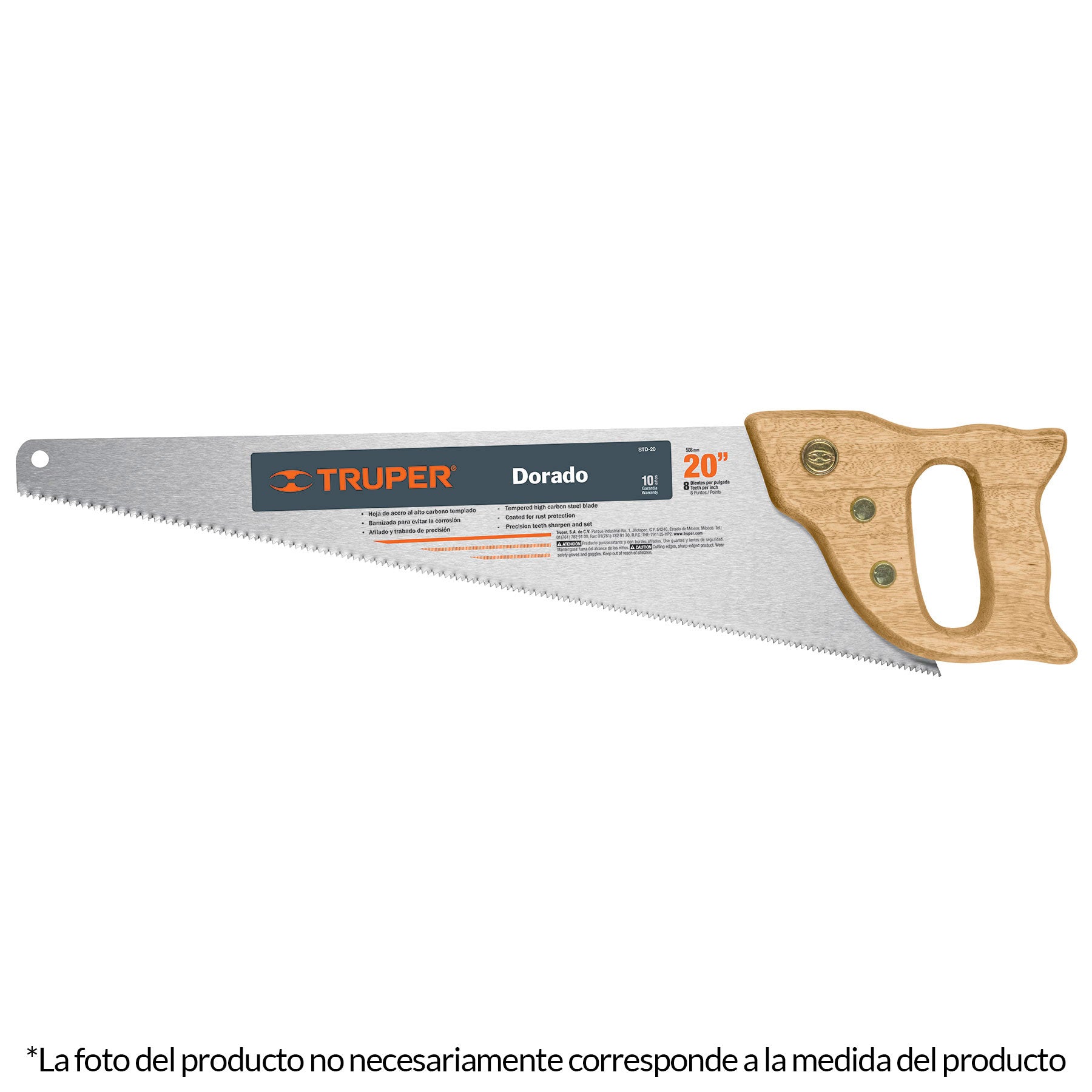 Serrucho De Carpintero 9 Dpp - 45 Cm_0