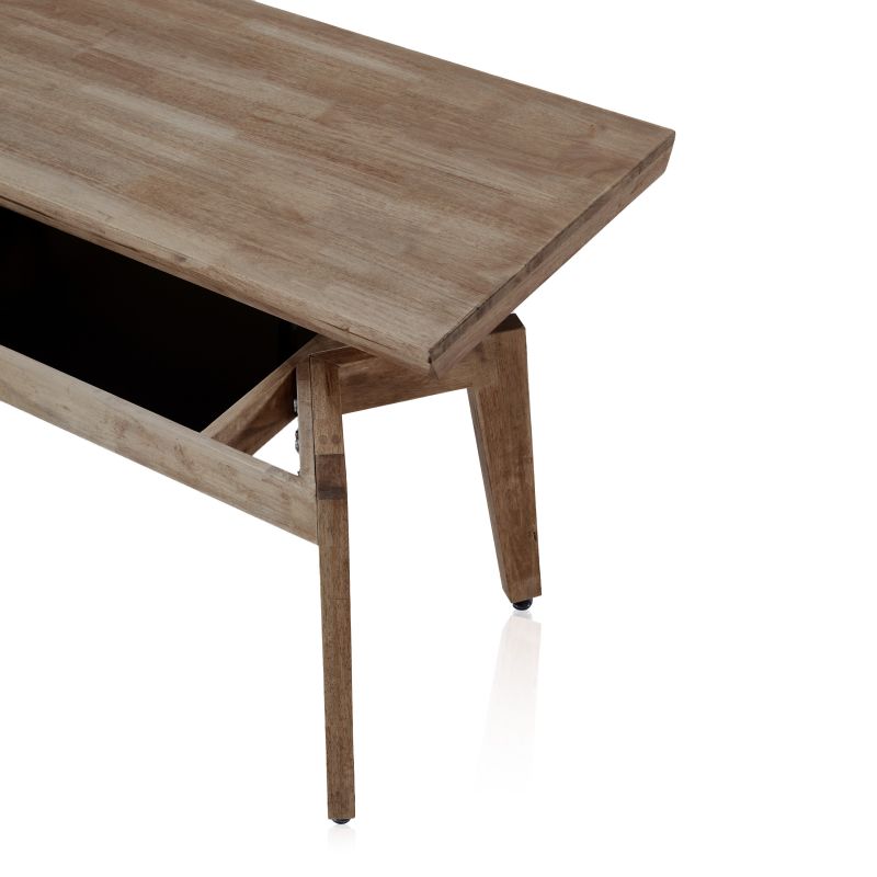 Mesa De Centro Elevable Kay Madera, Roble, 120 X 52/67 X 60_2