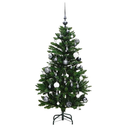Vidaxl Árbol De Navidad Artificial Con Bisagras 150 Led Y Bolas 150 Cm_3