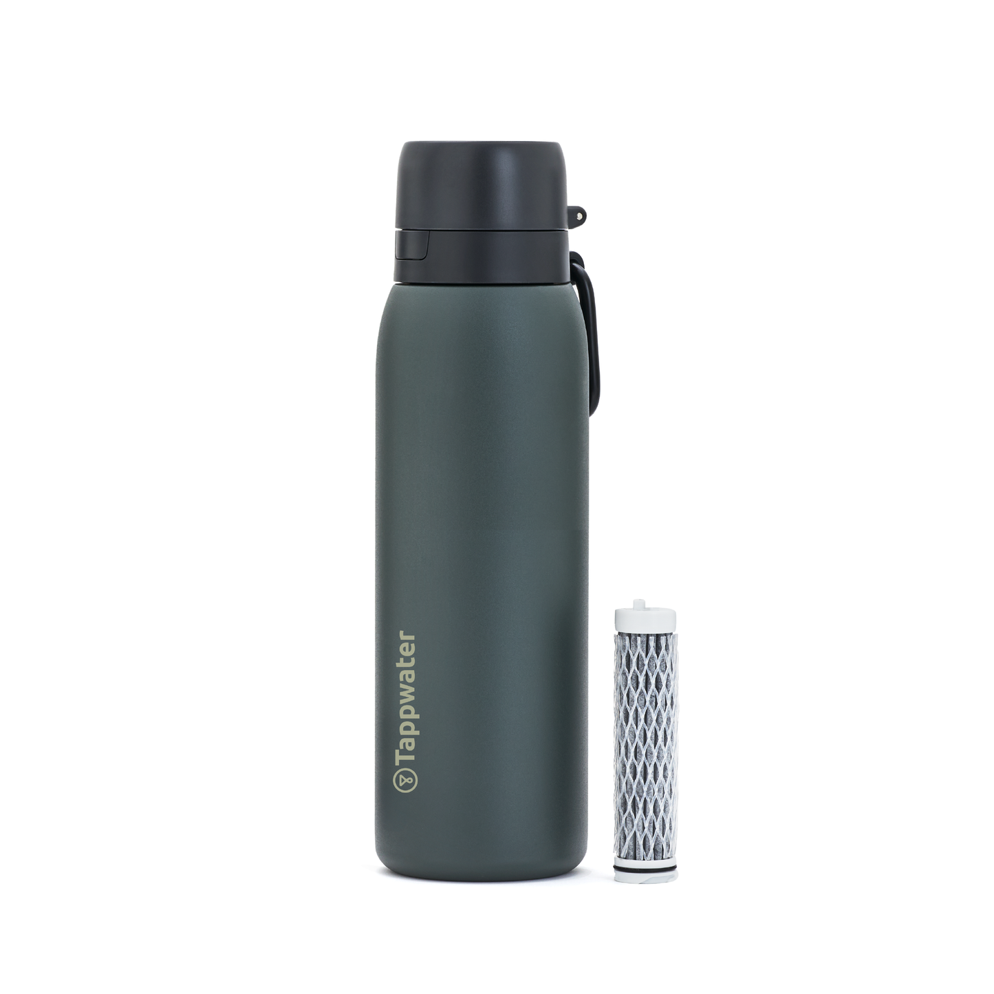 Garrafa com filtro purificador BottlePro Adventure TappWater 740ml