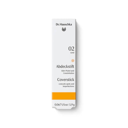 Bastão de cobertura 02 Areia, Dr Hauschka, 1,9g