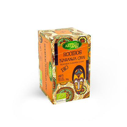 Chá Rooibos Artemis Organic Orange Chai para Infusão 20 Saquetas