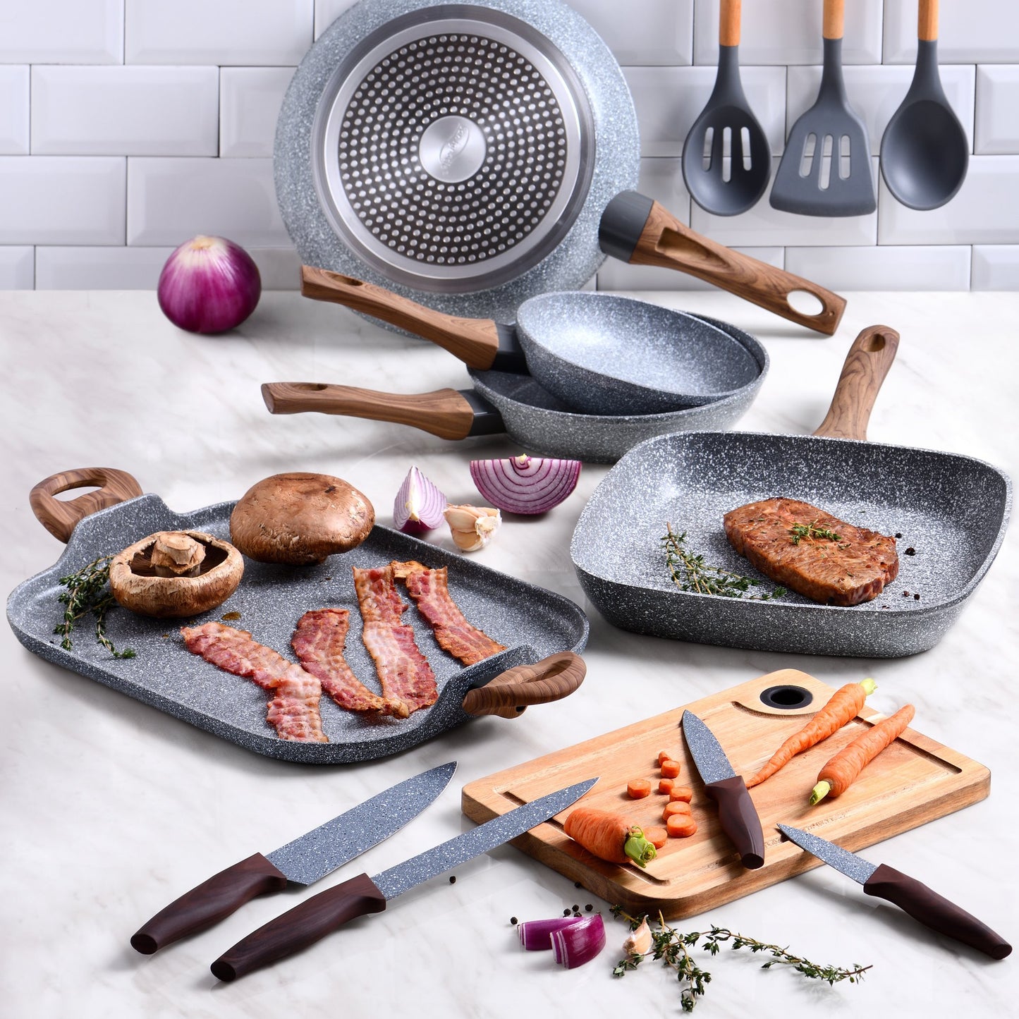 Pack 6 Sartenes + Utensilios De Cocina San Ignacio Daimiel_1