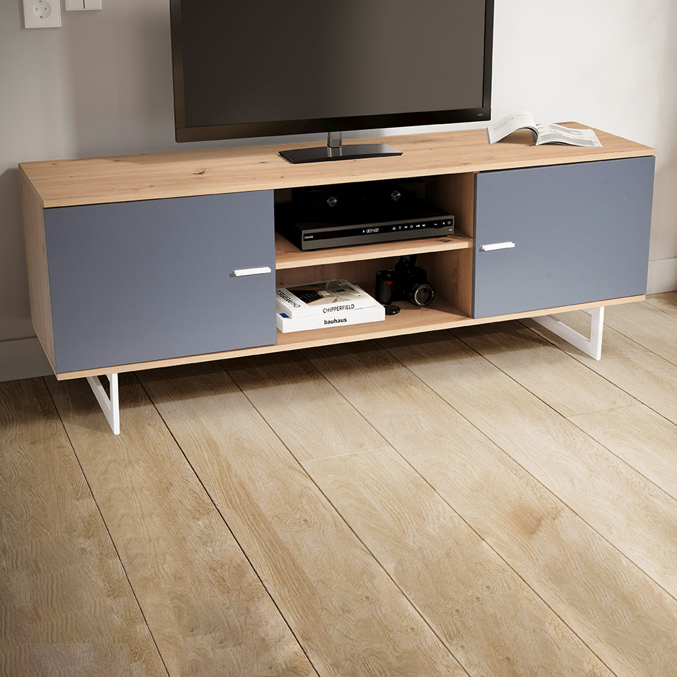 Mueble De Tv Compacto Y Versátil Modelo Wl6.824_1