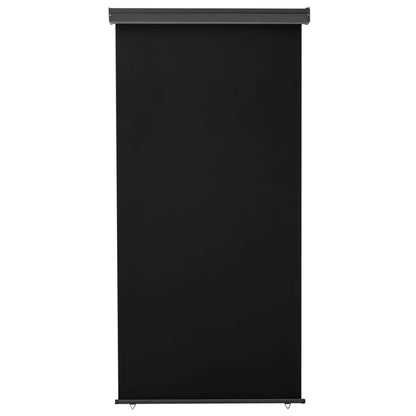 Vidaxl Toldo Lateral De Balcón Negro 122x250 Cm_1