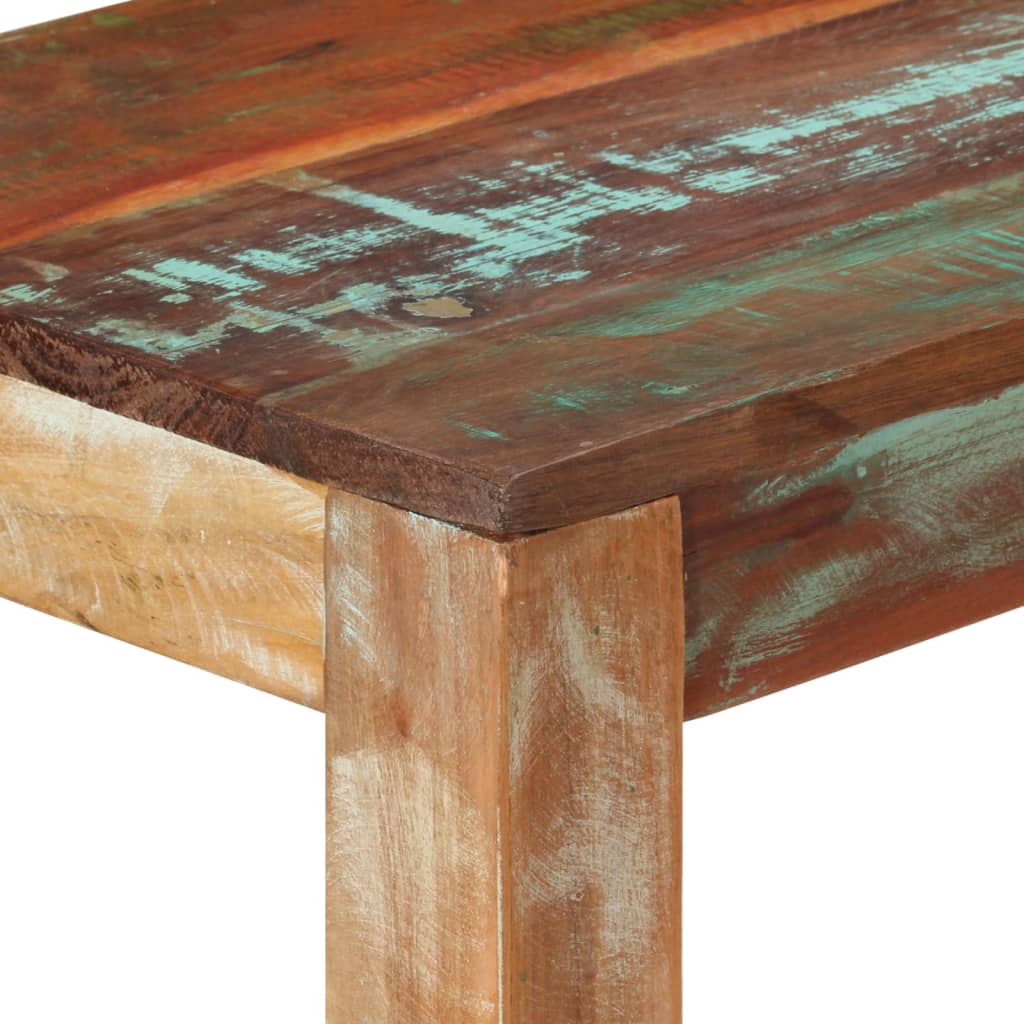 Mesa Consola De Madera Maciza Reciclada 110x35x76 Cm_2