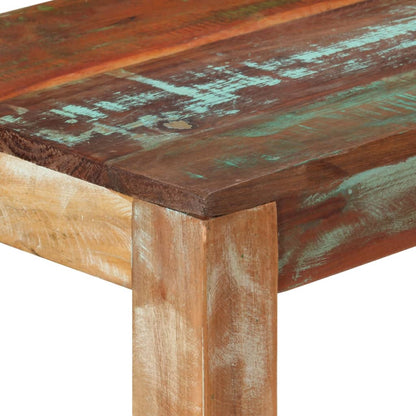 Mesa Consola De Madera Maciza Reciclada 110x35x76 Cm_2