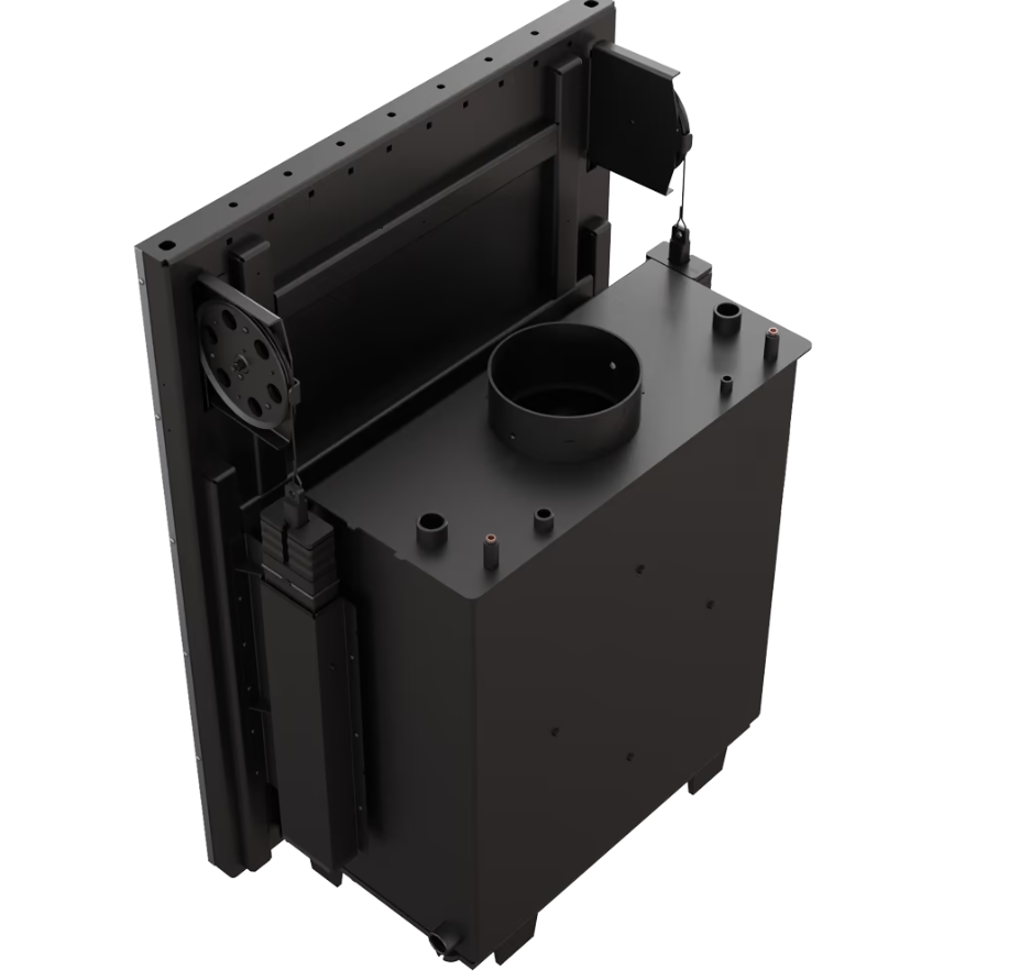 Bricosol Chimenea De Agua De Leña Kratki Amelia 15 Kw Ø 220 Puerta Elevable_1