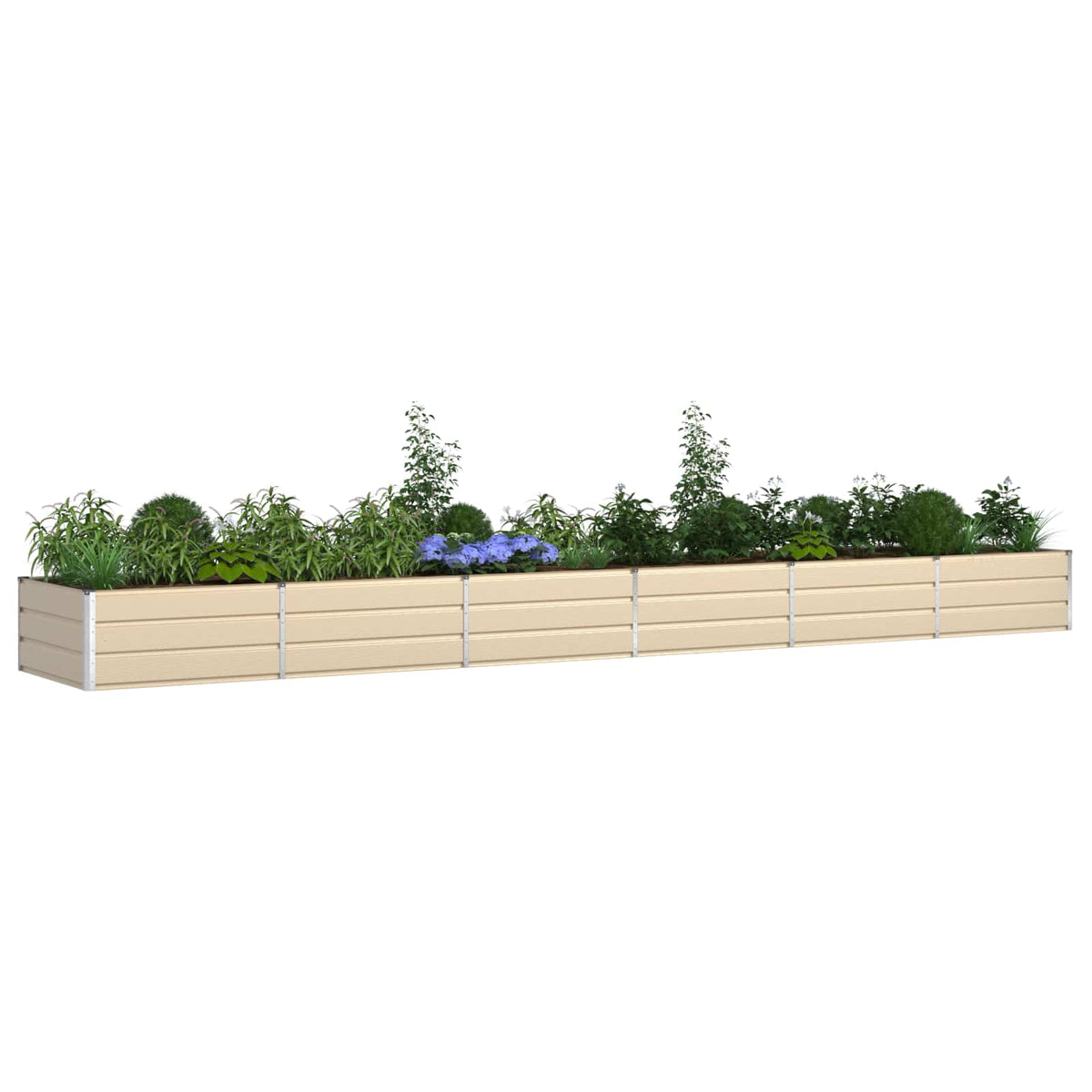 Jardinera Marfil 580 X 100 X 45 Cm Acero Galvanizado_2