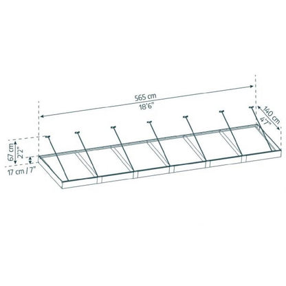 Marquise Sophia XL 140x565 cm opala Canopia