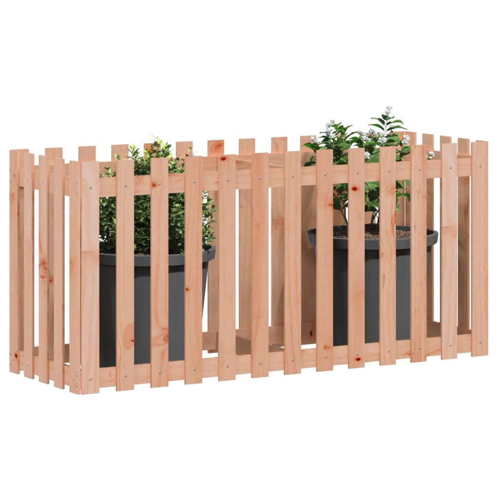 Arriate Elevado Jardín Valla Madera Maciza Douglas 150x50x70 Cm_2