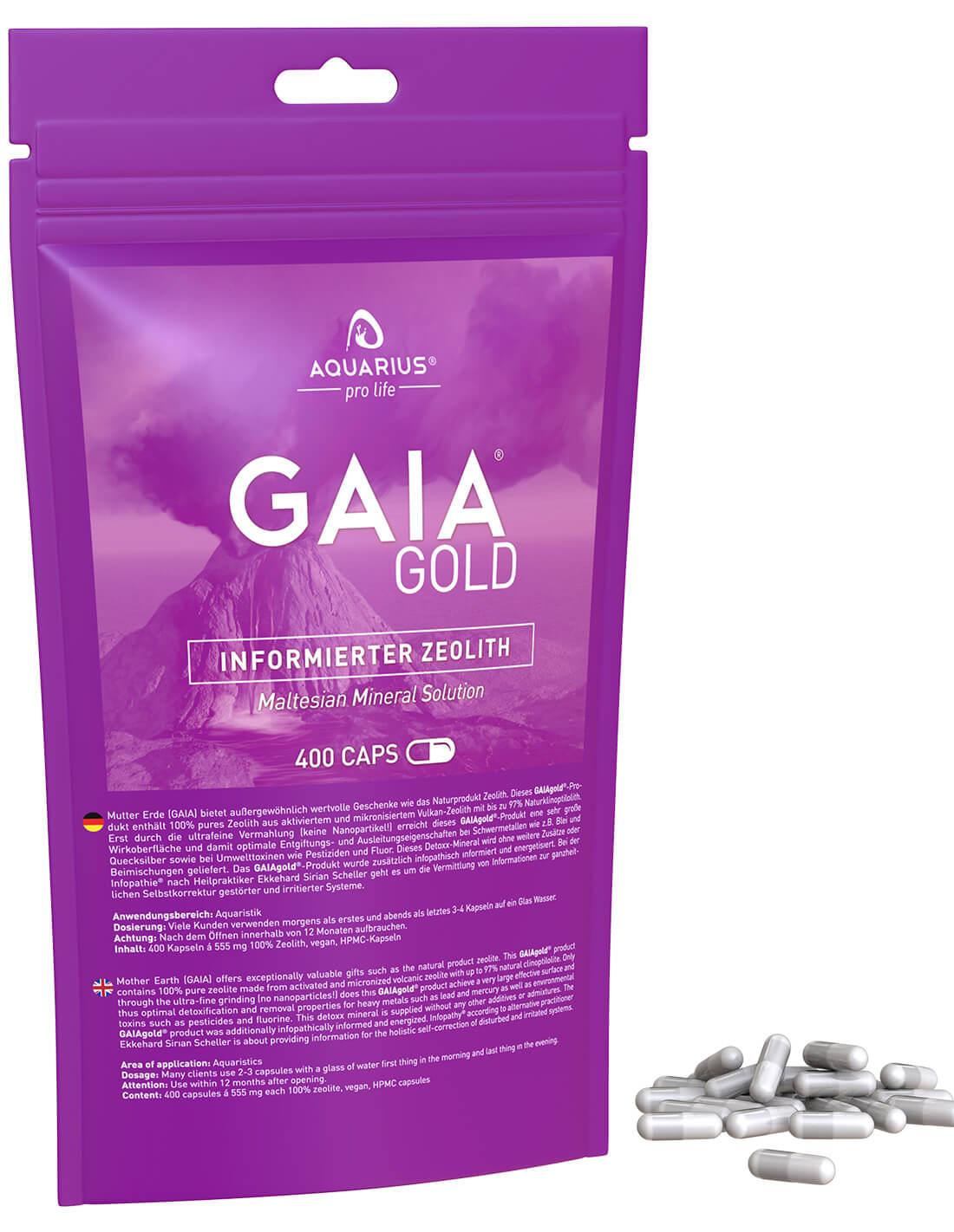 Aquarius Pro Life - Zeolita Pura 220 Detox-caps