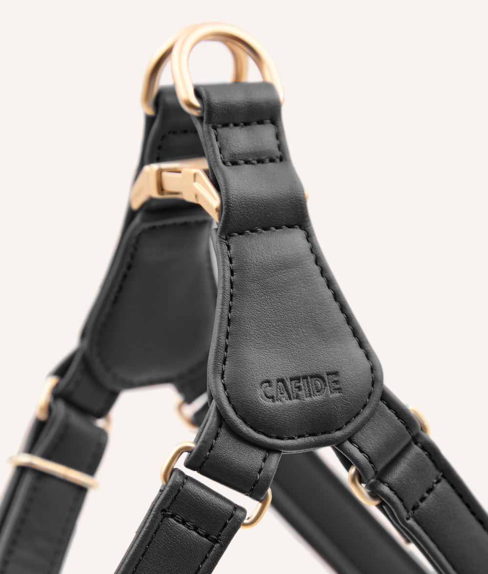 Cafide Arnés De Cuero Vegano step-in Negro. Modelo Jala. Talla L_2