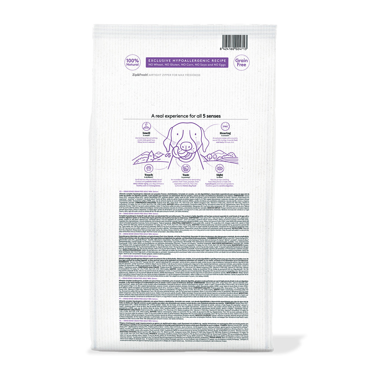 Dibaq Sense Grain Free Salmón Mini 6kg_1