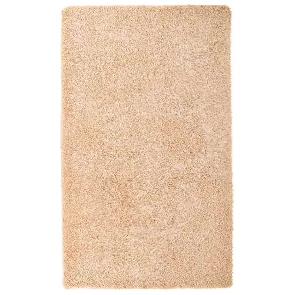 Vidaxl Alfombra De Pelo Largo Navarra Beige 60x100 Cm Poliéster_0