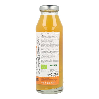 SHOT de Gengibre e Curcuma (Laranja, Acerola, Limão) New Voelkel 280ml