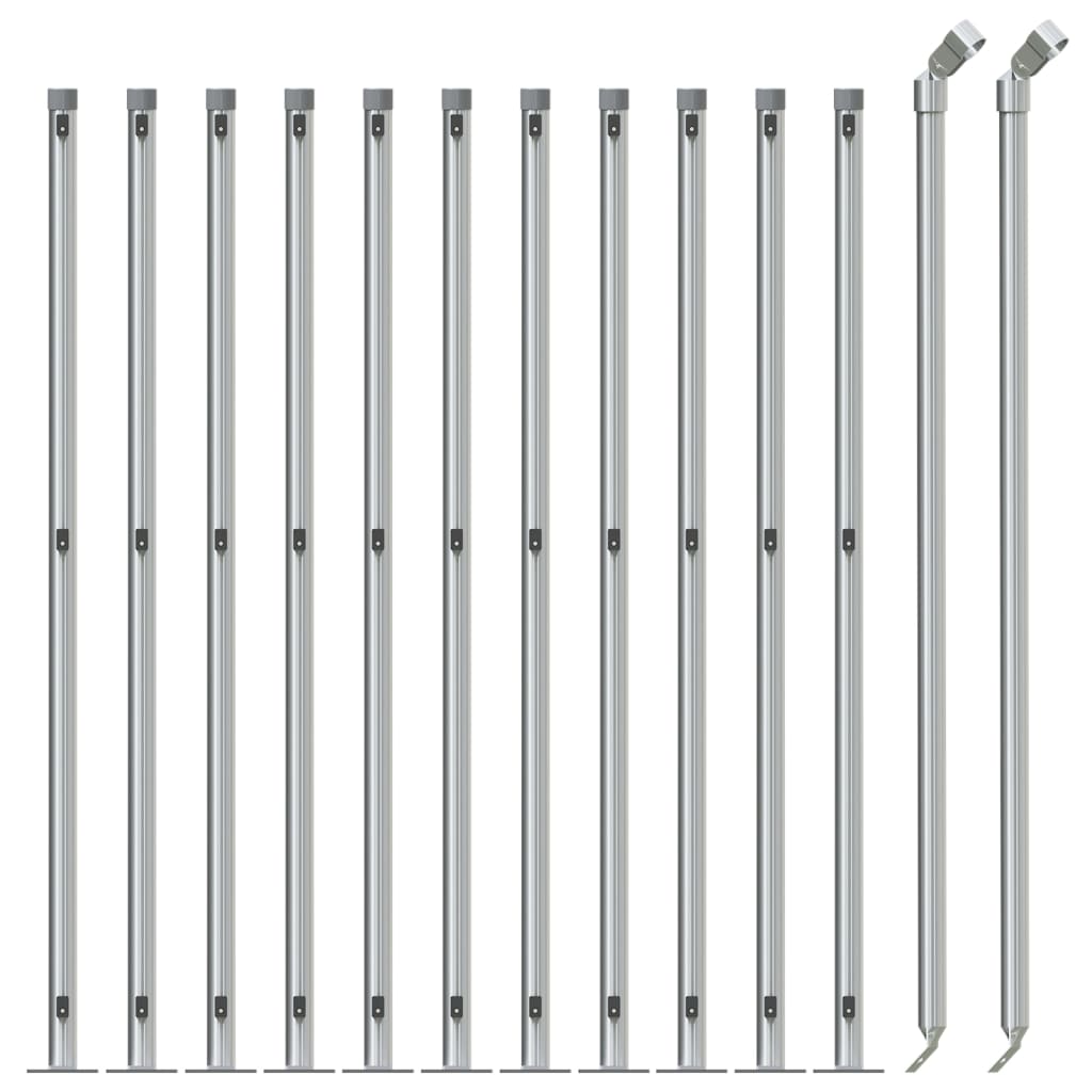 Cerca De Alambre Con Brida Plateada 1,1x25 M / Vetonek_3