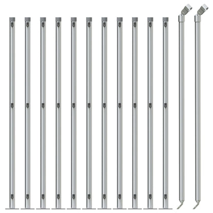 Cerca De Alambre Con Brida Plateada 1,1x25 M / Vetonek_3