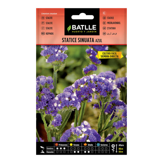 Statice sinuata azul Sementes Batlle