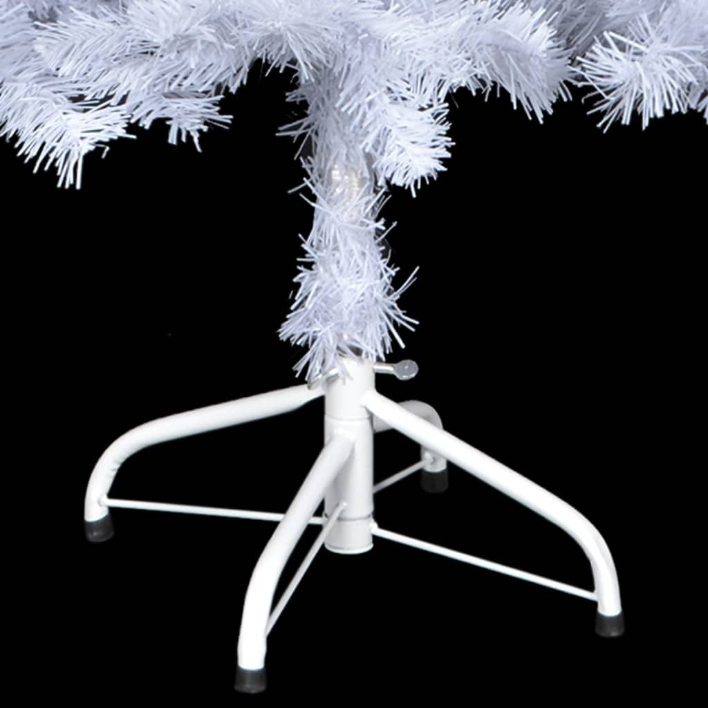 Vidaxl Árbol De Navidad Artificial Con Leds Y Soporte 120 Cm 230 Ramas_4