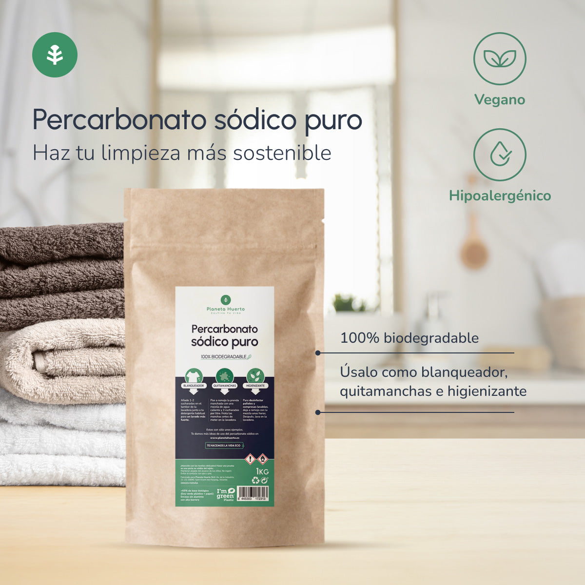Percarbonato de Sódio Planet Garden 1 Kg