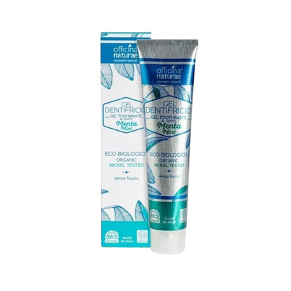 Pasta de dentes de menta natural 75 ml, certificado biológico Officina Naturae