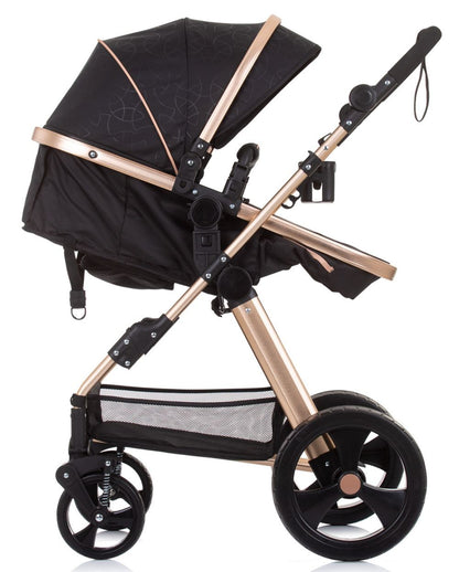 Carrito De Bebé Havana Trío Convertible Hasta 22 Kg Con Bolso Y Mosquitera Ebony_3