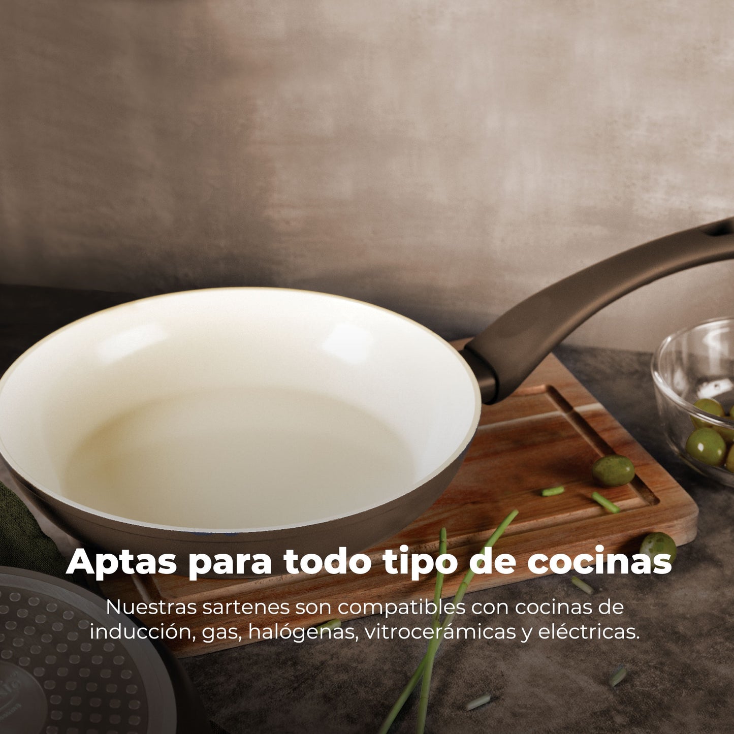 Juego De Asador + Wok + Sartén Asador En Aluminio Forjado De La Colección 'natur'_2