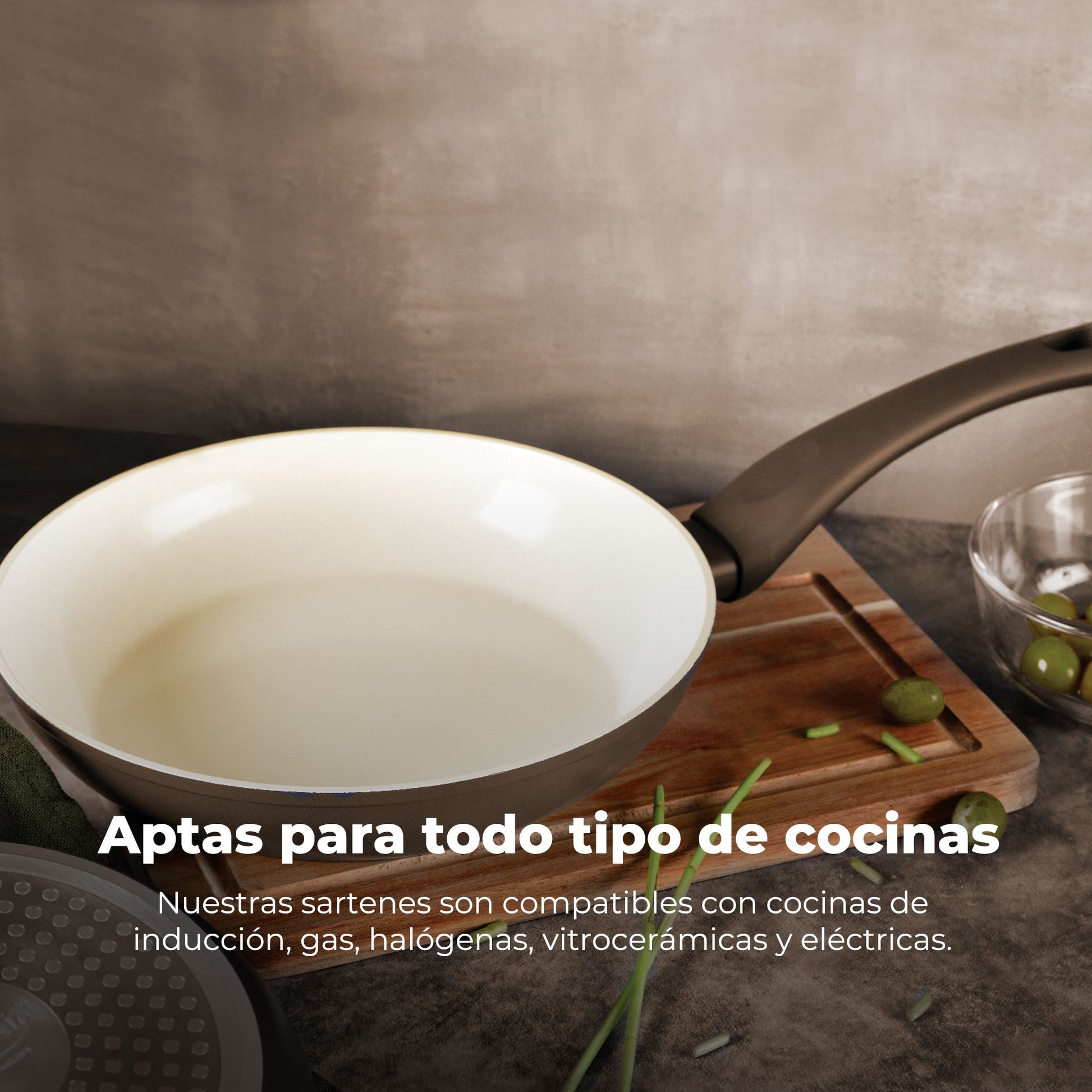 Juego De Asador + Wok + Sartén Asador En Aluminio Forjado De La Colección 'natur'_2