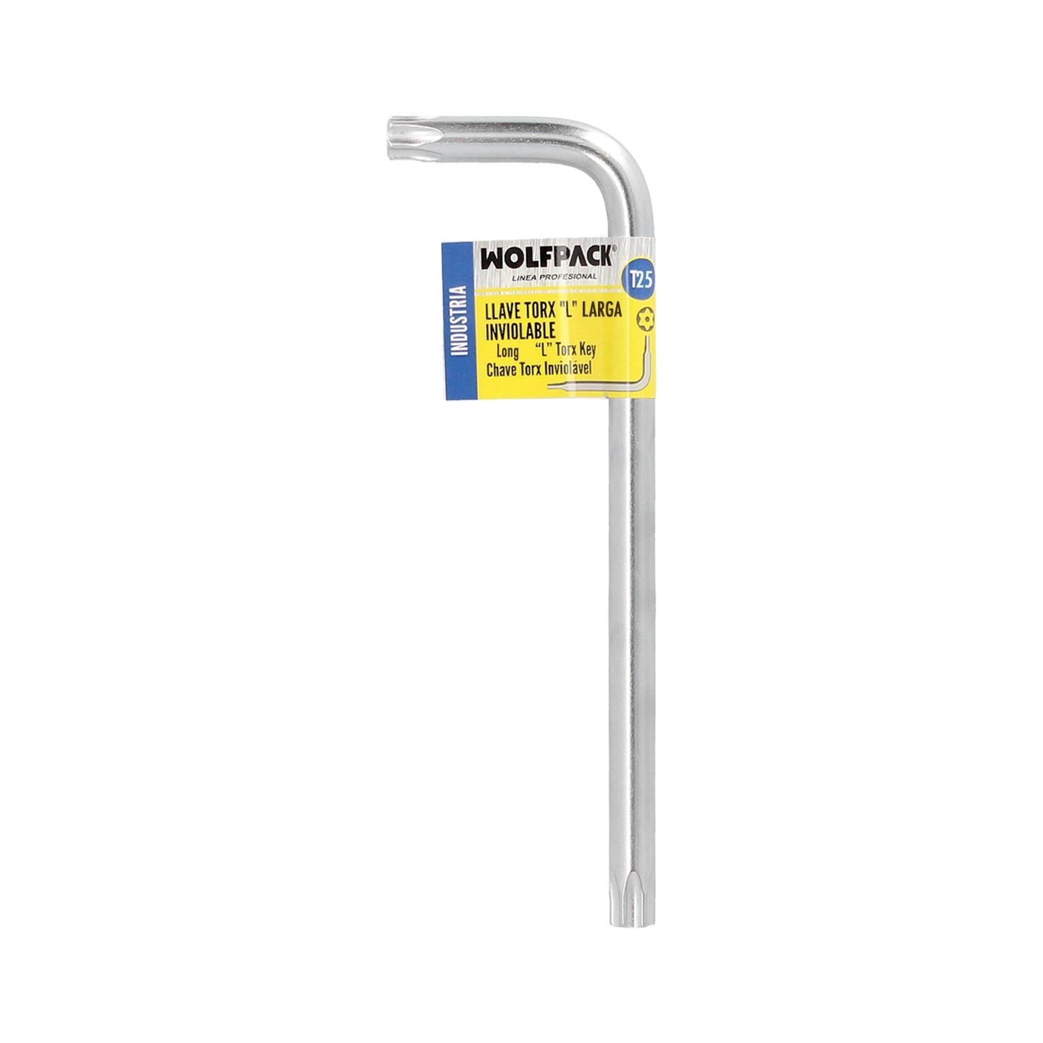 Llave Torx Inviolable Larga Acero Cromo Vanadio Profesional T25 Mm. Llave Estrella, Llave Allen Estrella