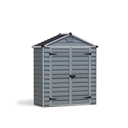 Telheiro de jardim Canopia Skylight Policarbonato 90x185x217 cm Cinza