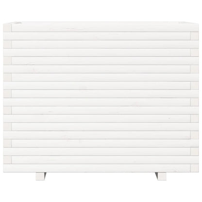 Jardinera Madera Maciza De Pino Blanco 90x60x72,5 Cm_4