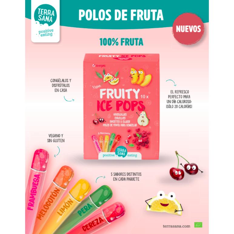 Picolés de Fruta Terrasana Ice Pops 10 x 40 g