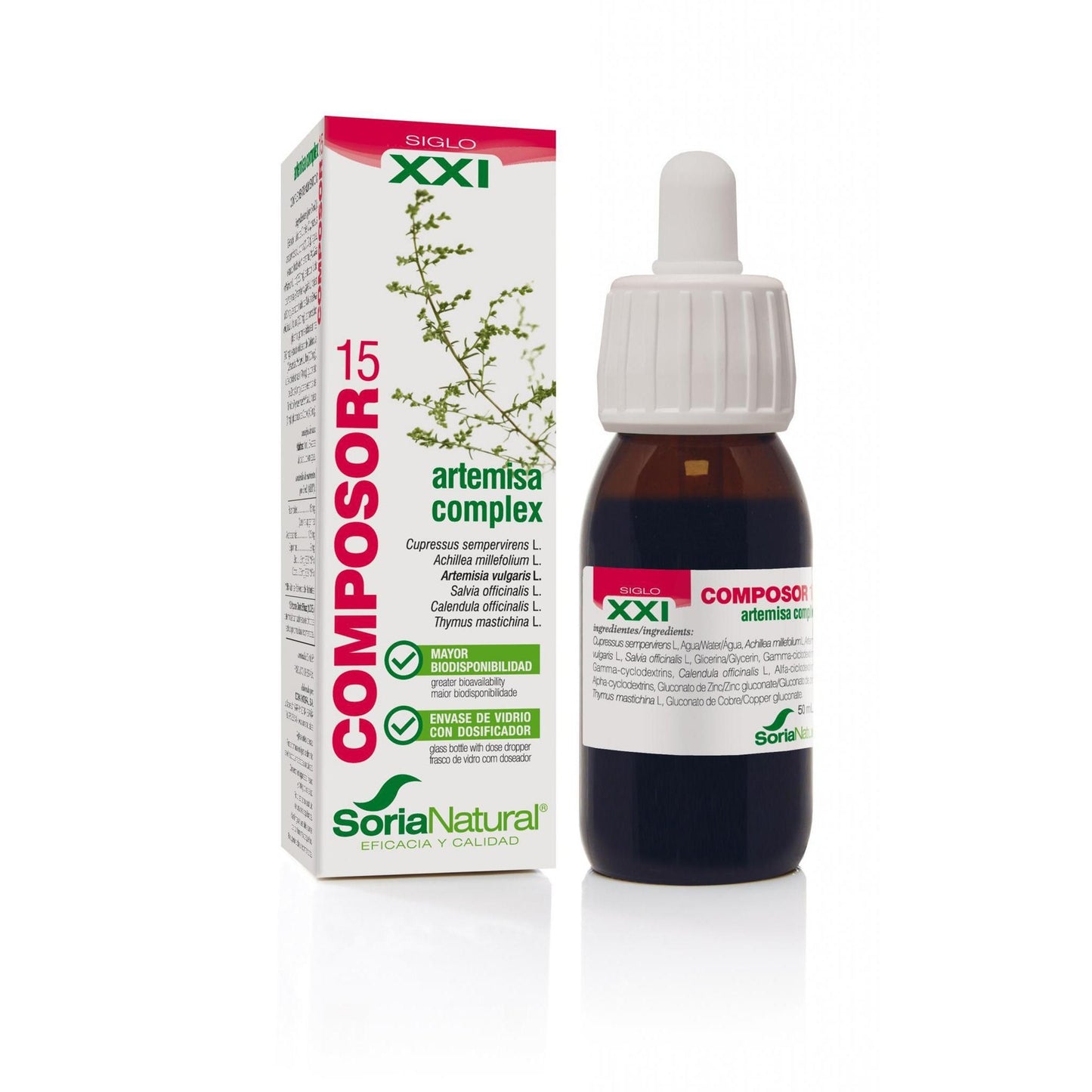 Composor 15 Complexo Artemisa XXI Soria Natural 50 ml