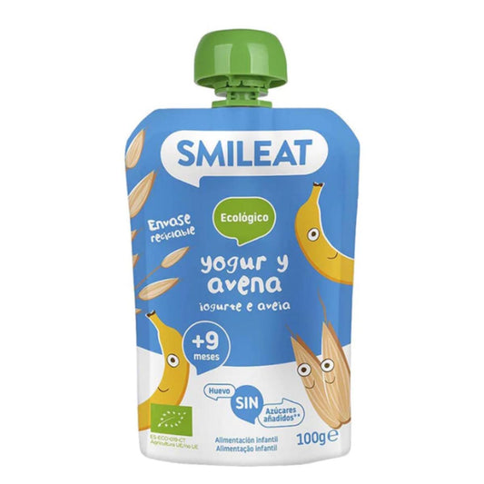 EMBALAGEM 2xIogurte e Aveia ECO Smileat, 100g